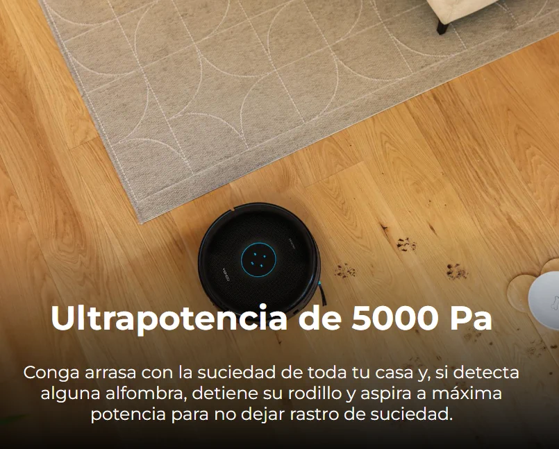 Conga 12090 Twice Roller Home&Fill con 5000 pascales de potencia