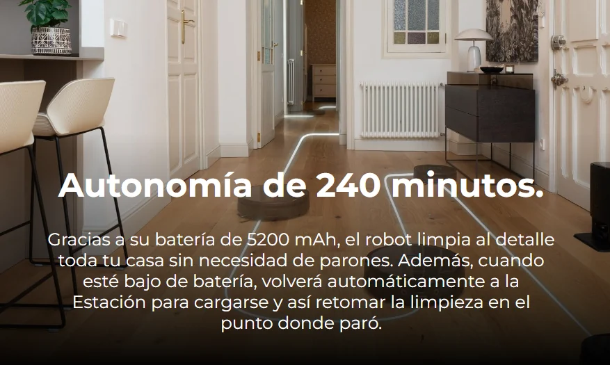 Conga 12090 Twice Roller Home&Fill con autonomía de 240 minutos