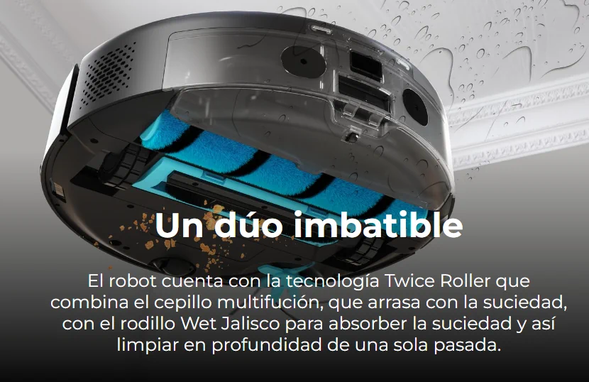 Conga 120908 Twice Roller Home&Fill con el sistema Twice Roller con doble cepillo
