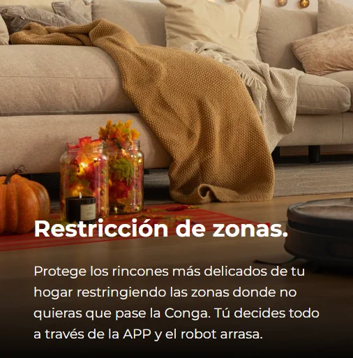Conga 12090 Twice Roller Home&Fill con restricción de zonas