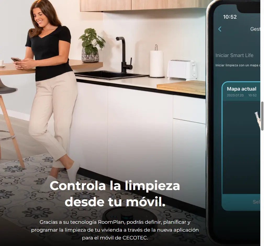 Control desde el móvil de la Conga 8290 Immortal Ultra Power Home X-Treme