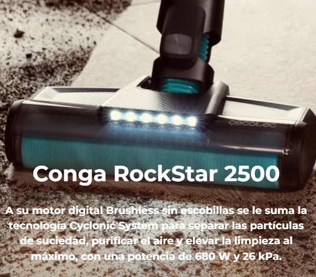 Conga Rockstar 2500 Aspirador sin cables